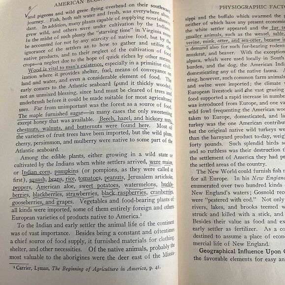 1924 Vintage Book: American Economic History by Harold Underwood Faulkner - Picture 6 of 12